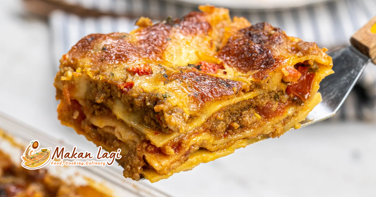 Lasagna Rendang Inovasi Pasta Nusantara lasagna rendang fusion pasta khas indonesia