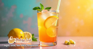 Gambar segelas magic water Filipina minuman viral yang segar