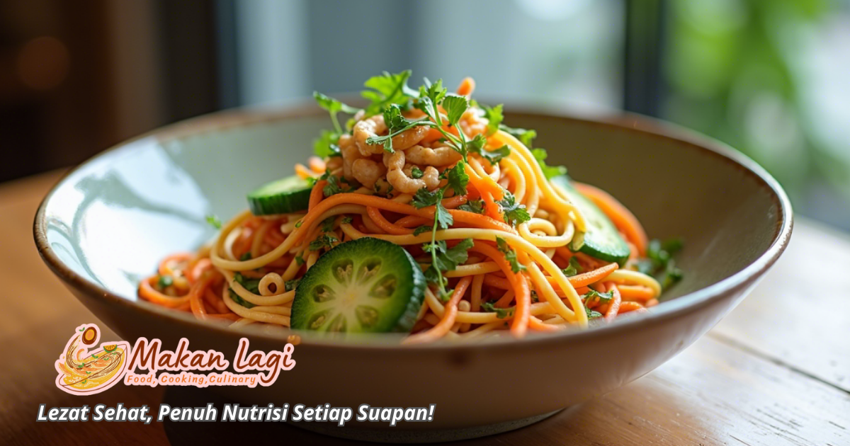 Mie bayam sehat kaya serat dan vitamin kekinian